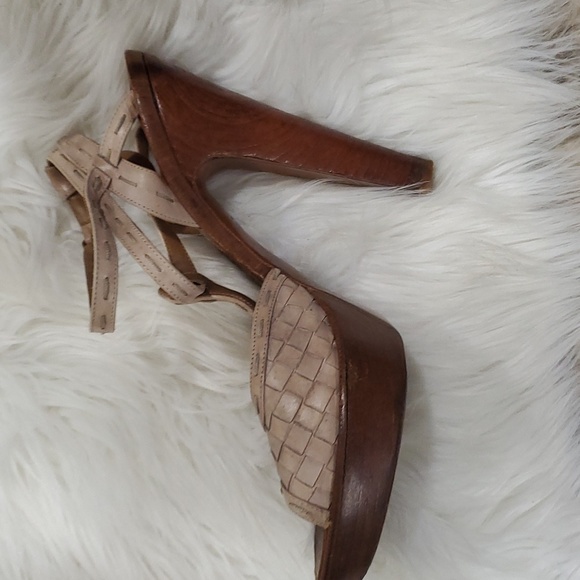 Bottega Veneta  platform slingback sandals heels shoe  size 39 - Picture 5 of 16